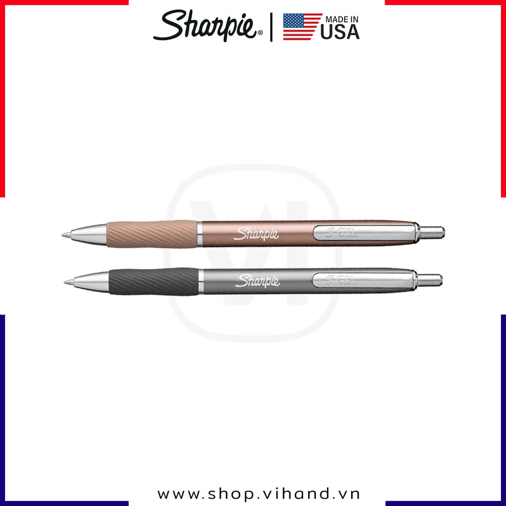 Bút bi gel vỏ kim loại cao cấp Sharpie S-Gel Pen 0.5mm