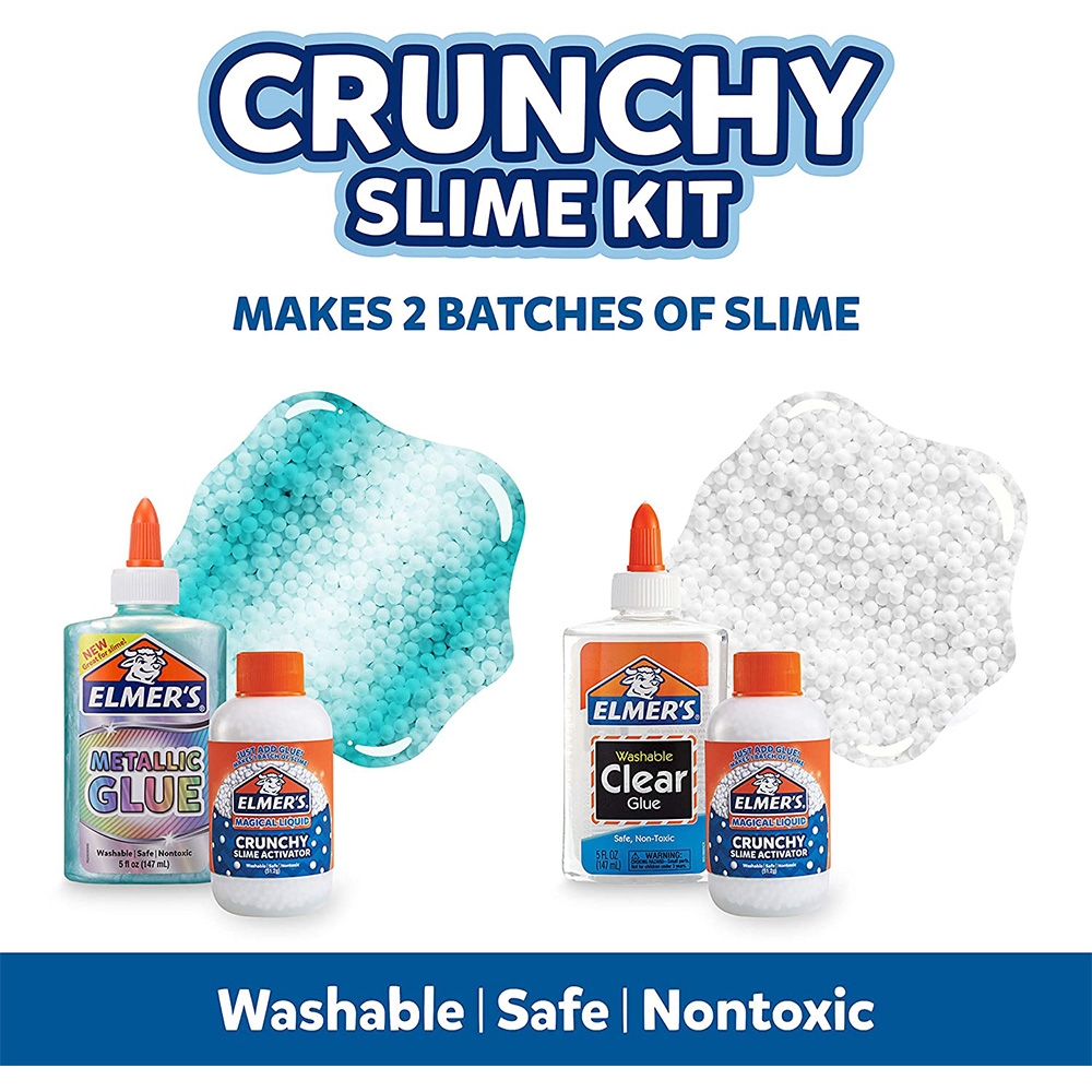 Keo dán ánh kim Elmer’s Metallic Glue 147ml – Xanh dương (Blue)