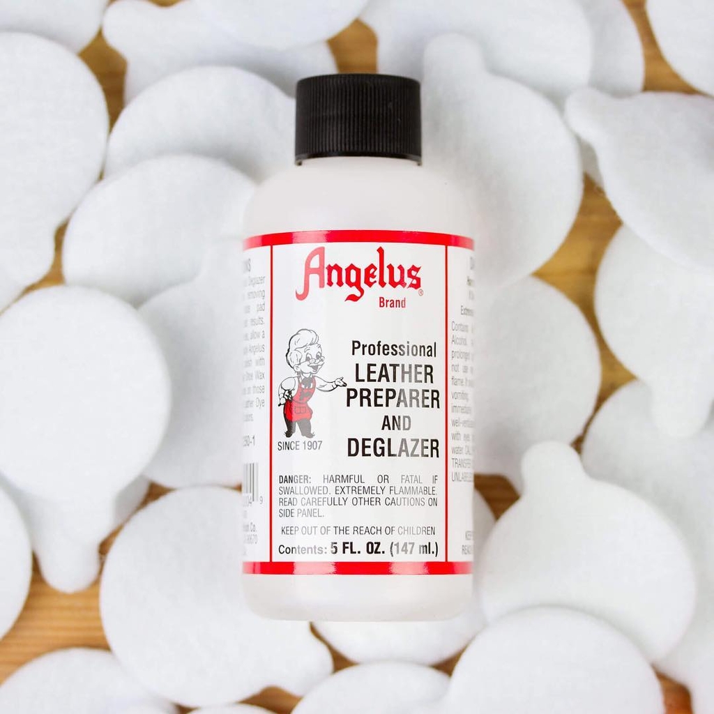 Dung dịch tẩy bề mặt trước khi vẽ Angelus Leather Preparer and Deglazer 29.5ml (1Oz)