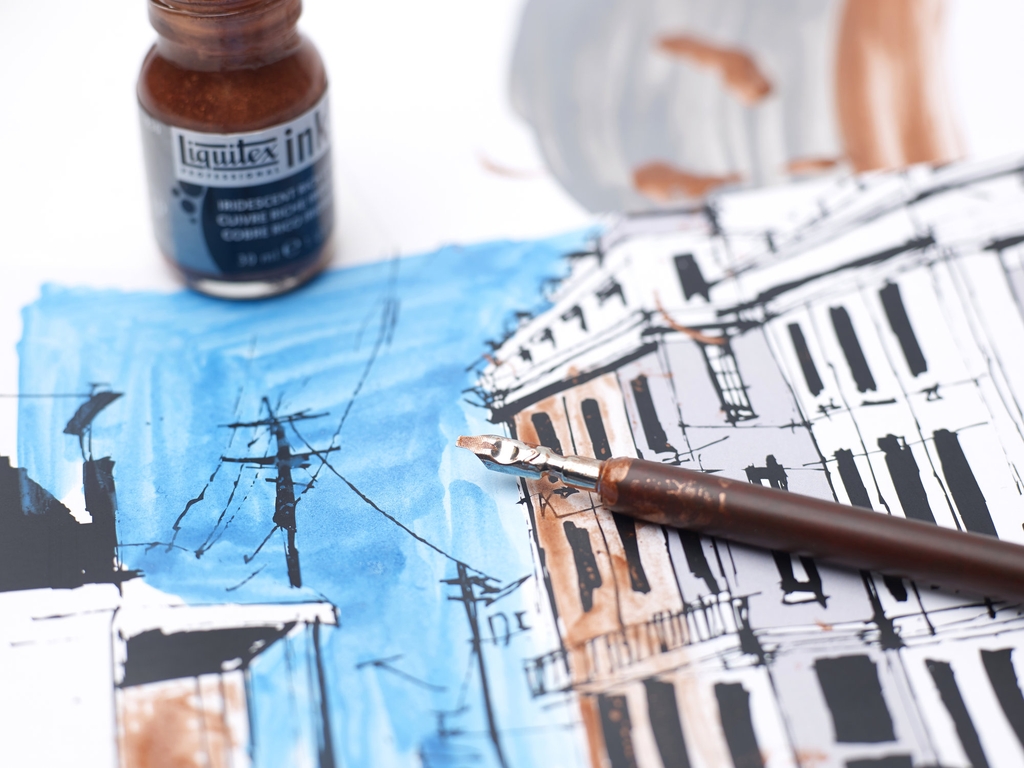 Mực acrylic cao cấp Liquitex Professional Acrylic Ink - 30ml (1Oz)