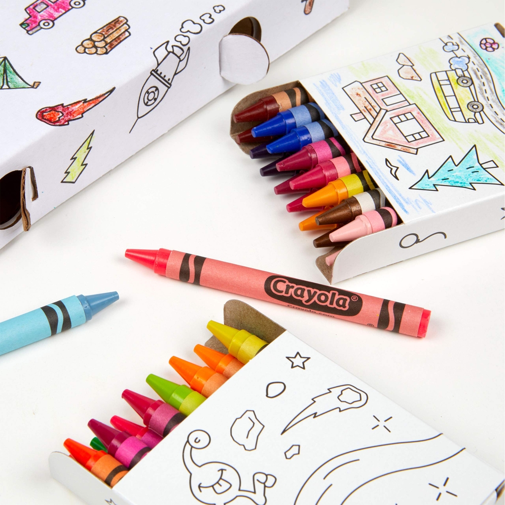 Bộ bút sáp màu tập tô cho trẻ Crayola Crayons - 8 Màu