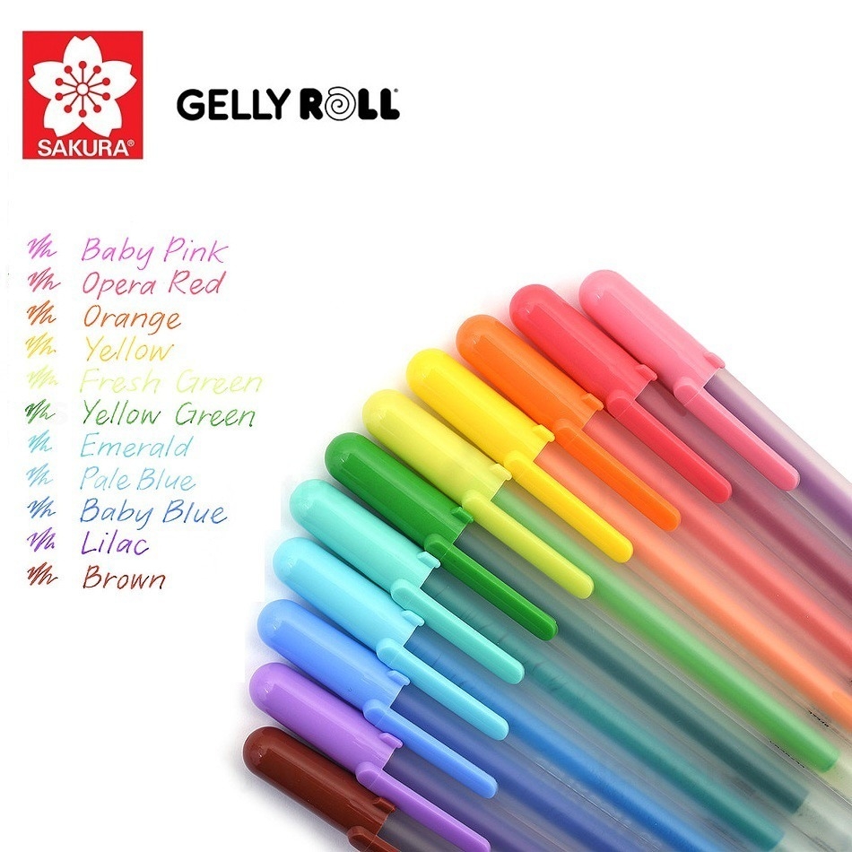 Bút bi Gel Sakura Gelly Roll Classic 06 Fine Point - Ngòi 0.3mm