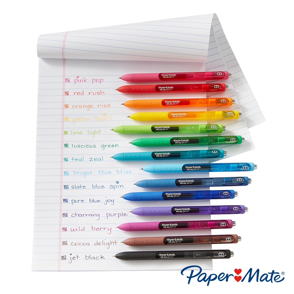 Bút gel đầu bấm Paper Mate InkJoy Gel Fine Point 0.5mm – Màu xanh dương (Blue)