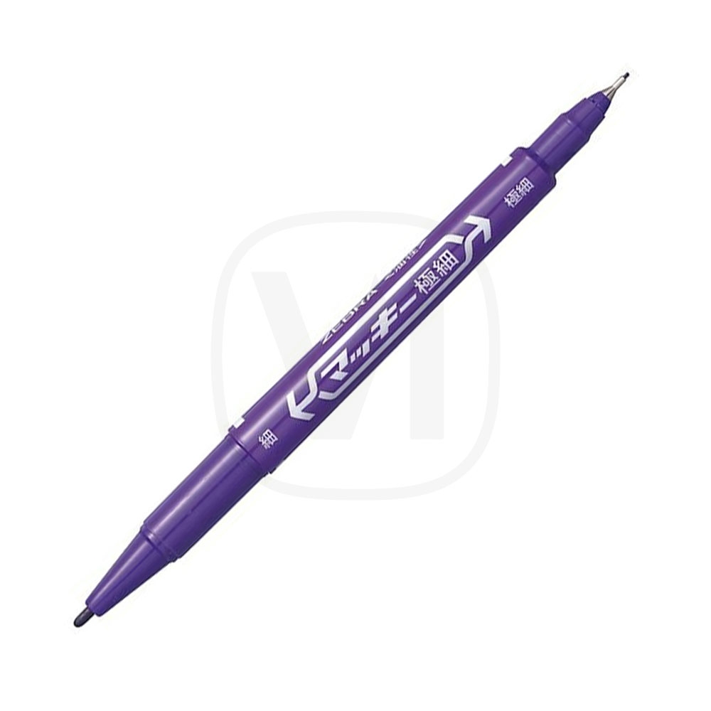 Viết lông dầu Zebra MO120 - 2 Đầu đánh dấu lên mọi chất liệu