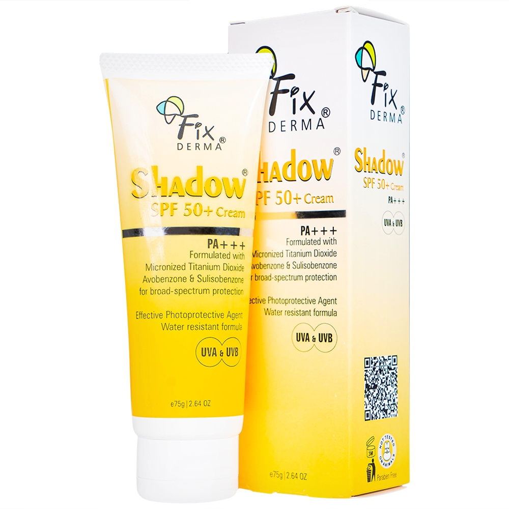 Kem chống nắng Fixderma Shadow SPF 50+ Cream