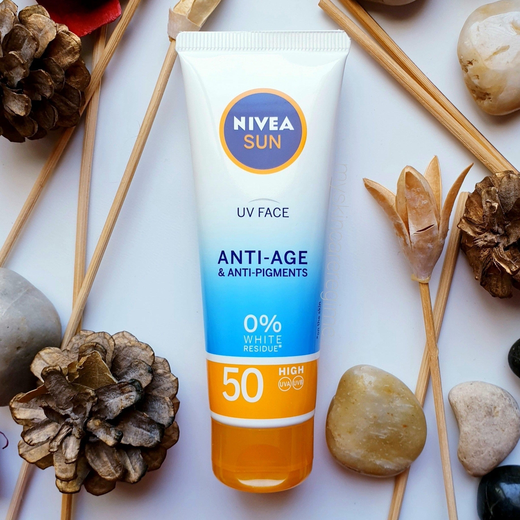 Kem chống nắng cho da đang treatment Nivea Sun Shine Control SPF 50