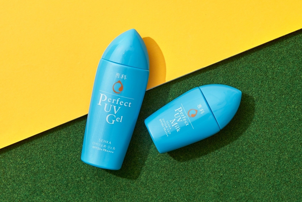 Kem chống nắng hóa học Senka Perfect UV Milk SPF 50+ PA ++++