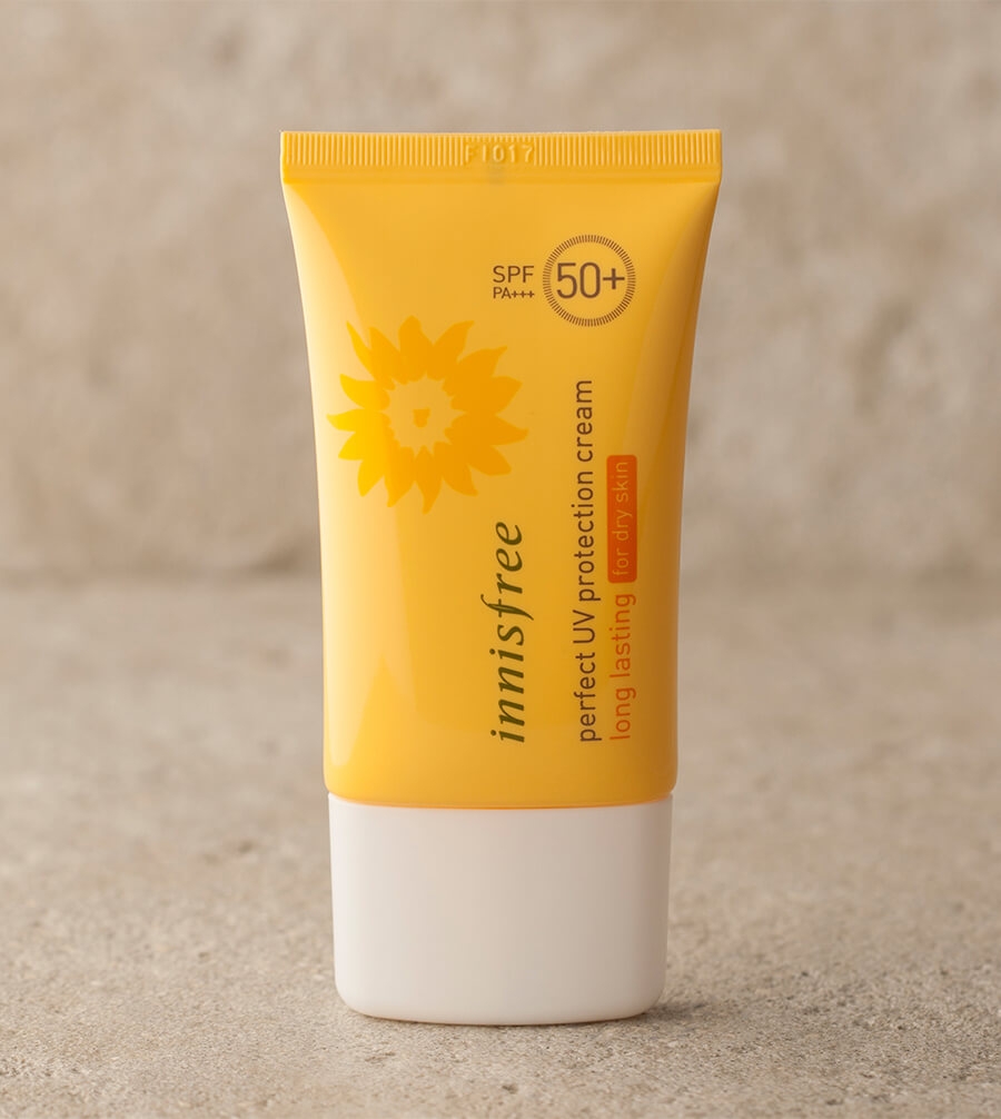 Kem chống nắng cho da khô nhạy cảm Innisfree Perfect UV Protection Cream Long Lasting for Dry Skin