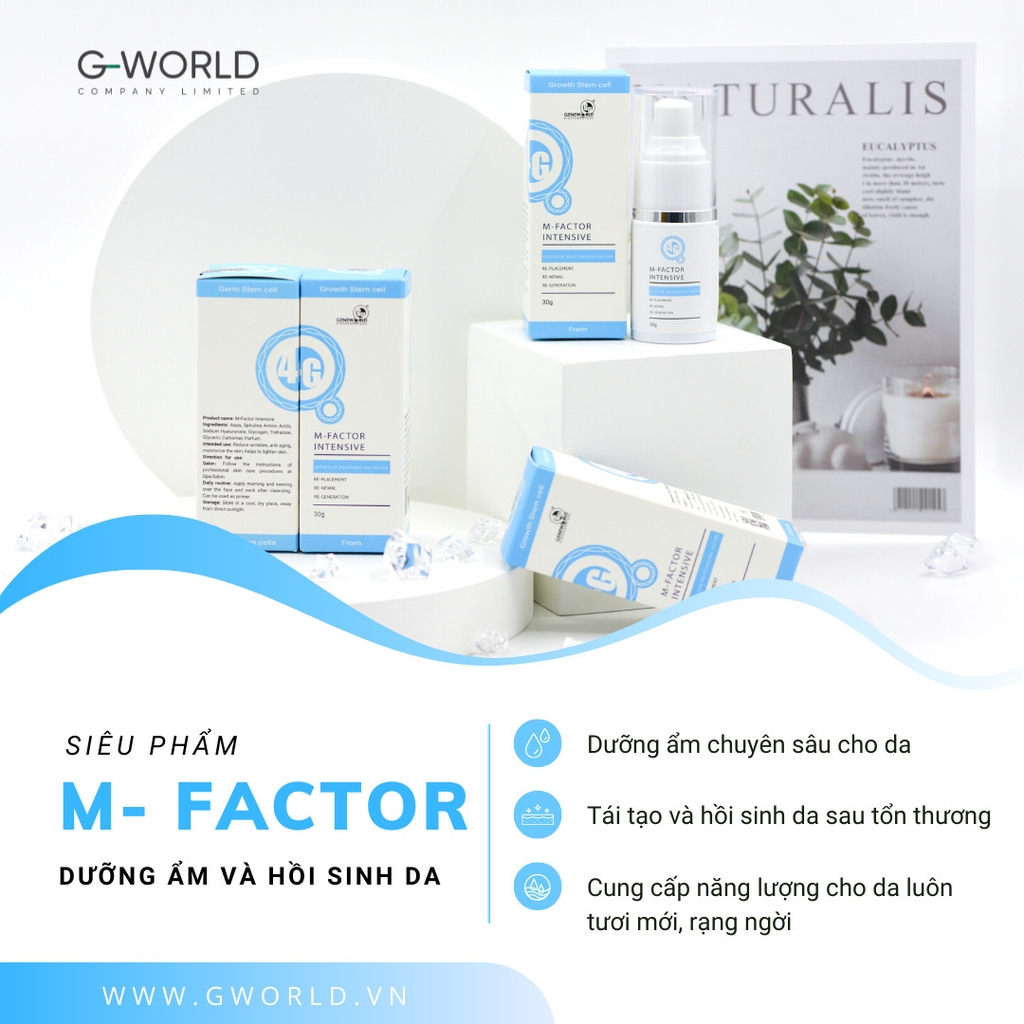 Serum M - Factor cải thiện các vấn đề da lão hóa