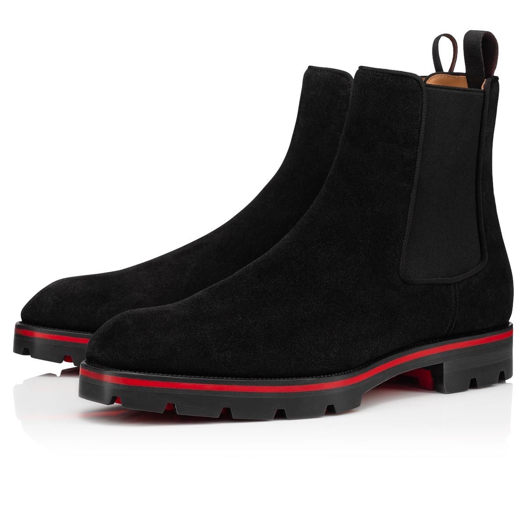 louboutin studded chelsea boots