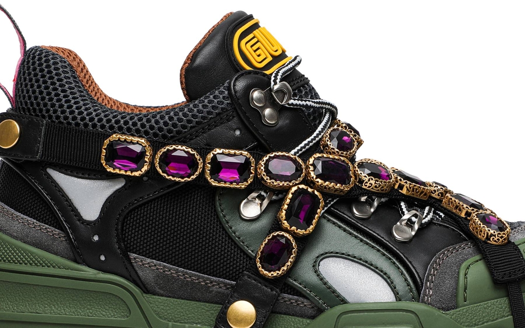 Gucci Flashtrek 'Green Crystals' | Duyet Fashion Gucci Flashtrek 'Green Crystals' | Duyet Fashion
