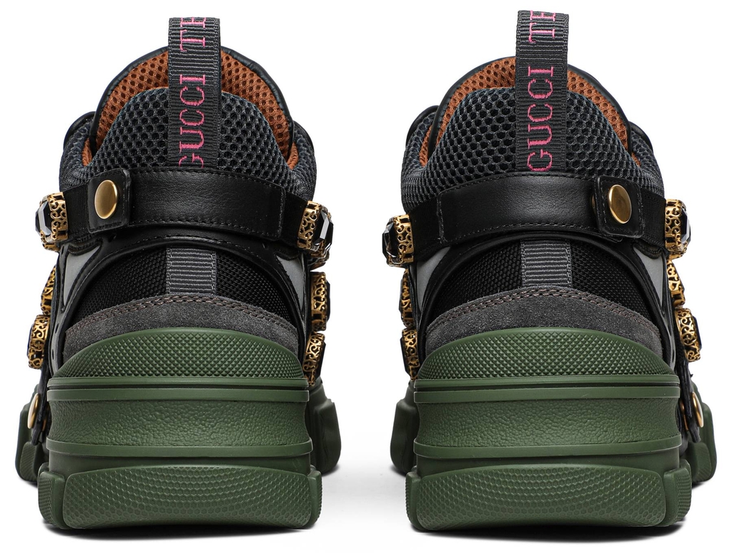 Gucci Flashtrek 'Green Crystals' | Duyet Fashion