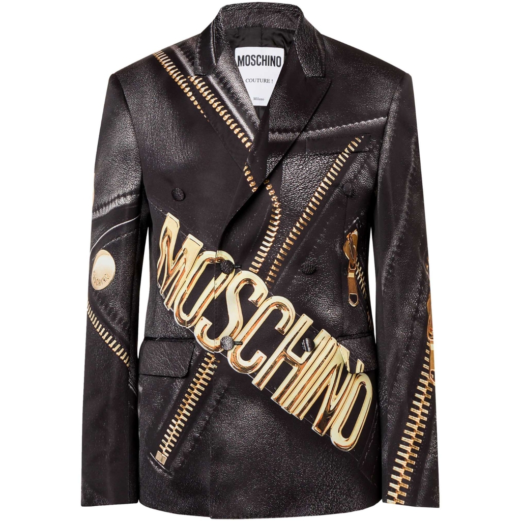 Áo khoác Moschino cổ Vest '2 trong 1'