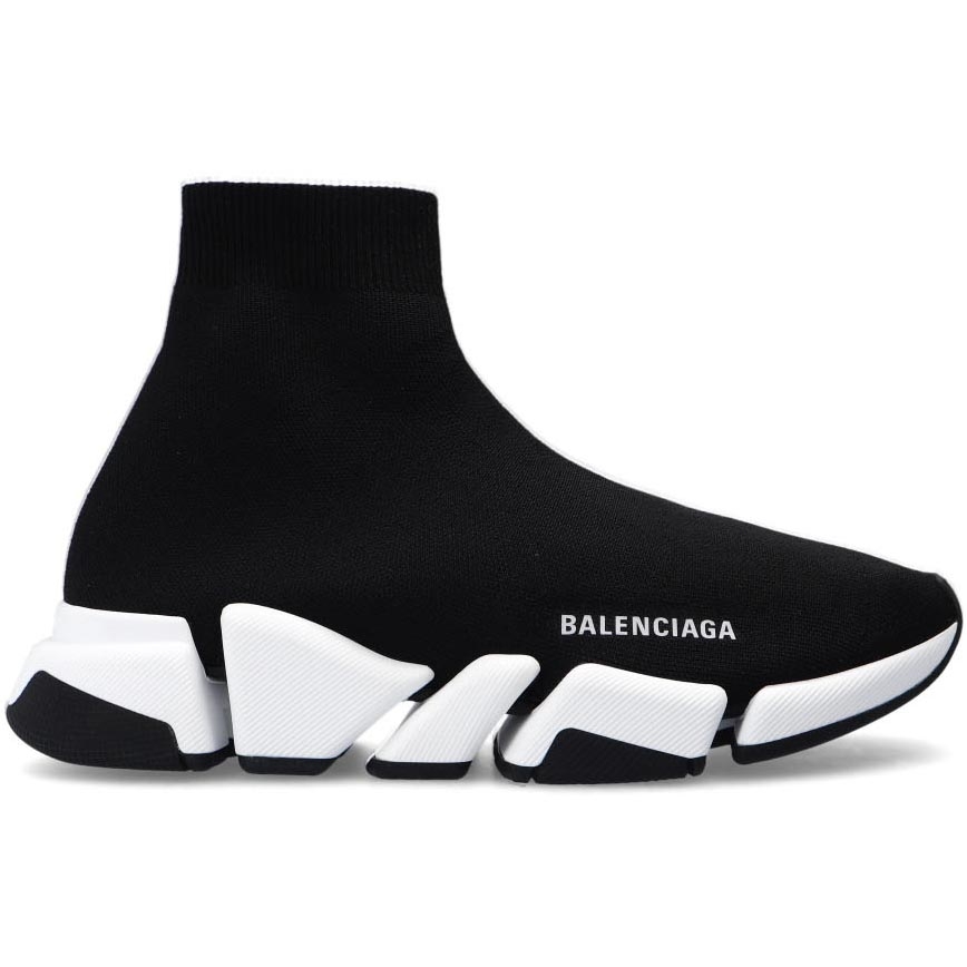 Balenciaga Speed 20 black stretchknit sneakers  Harvey Nichols