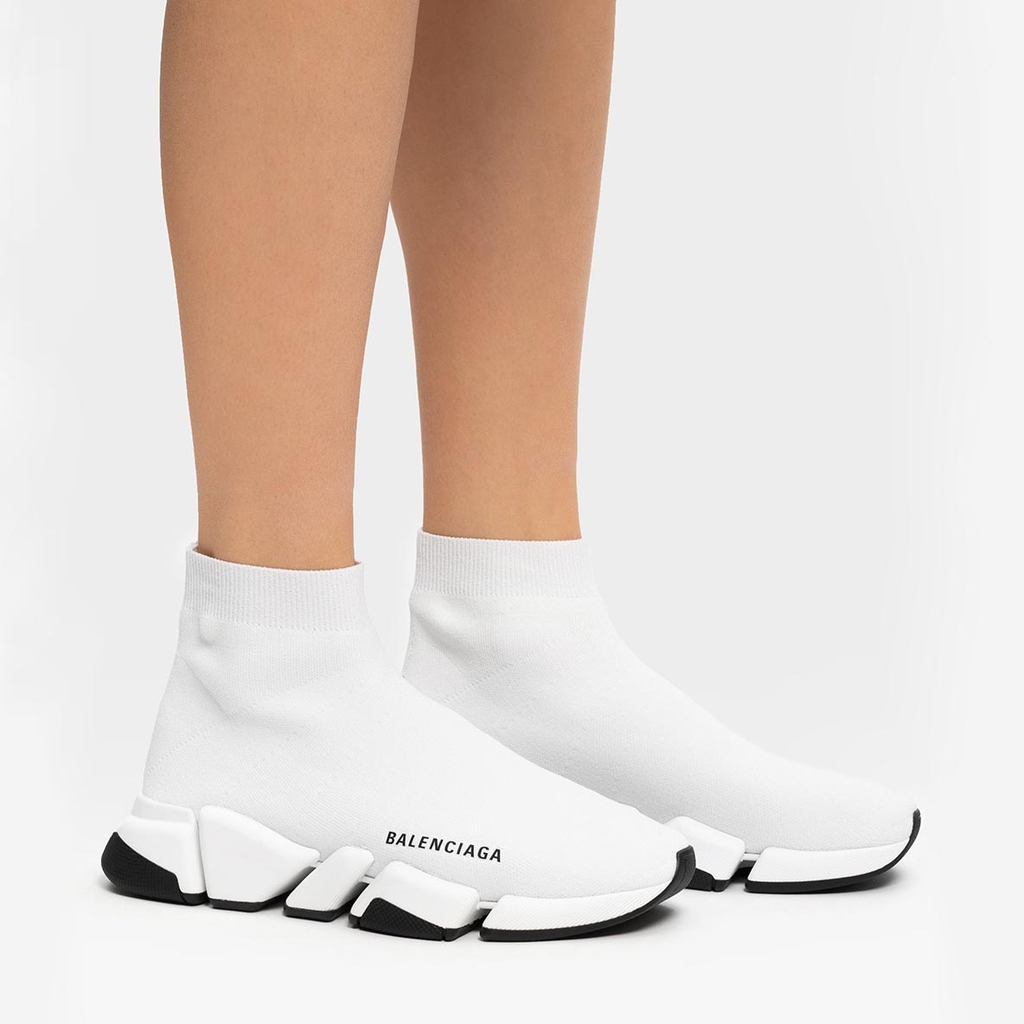 Balenciaga Speed Runner White  Black  END RU