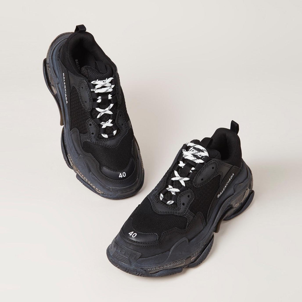 Giày Balenciaga Triple S Clear Sole Black BTS08 Nam Nữ Giá Rẻ  Fsport247