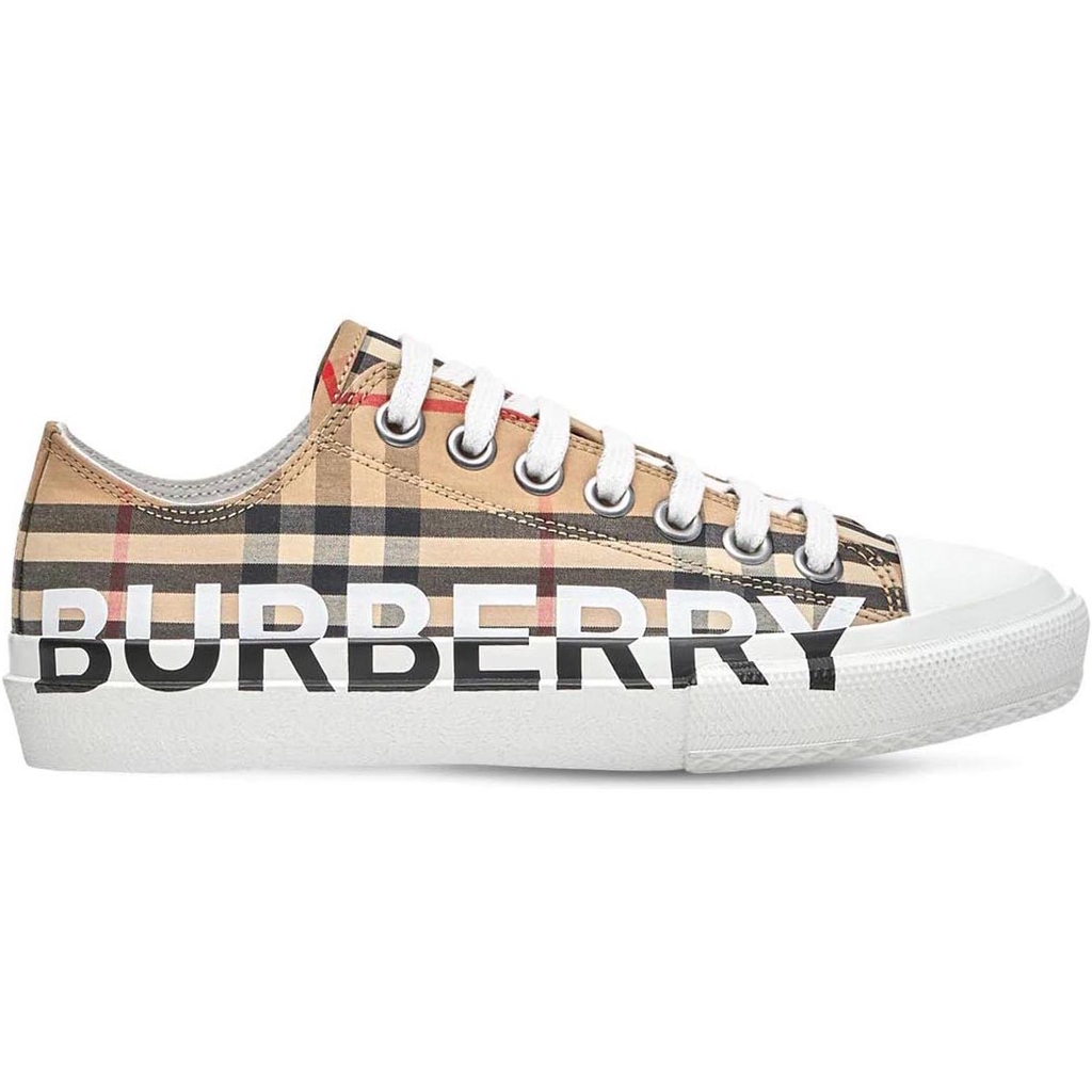 Burberry Check Cotton Sneakers 'Vintage' | Duyet Fashion