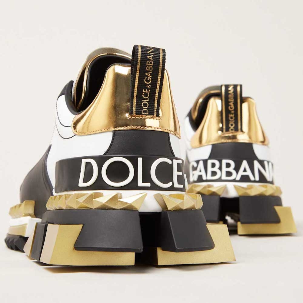 D&G Super King / Queen Sneaker 'Gold' | Duyet Fashion