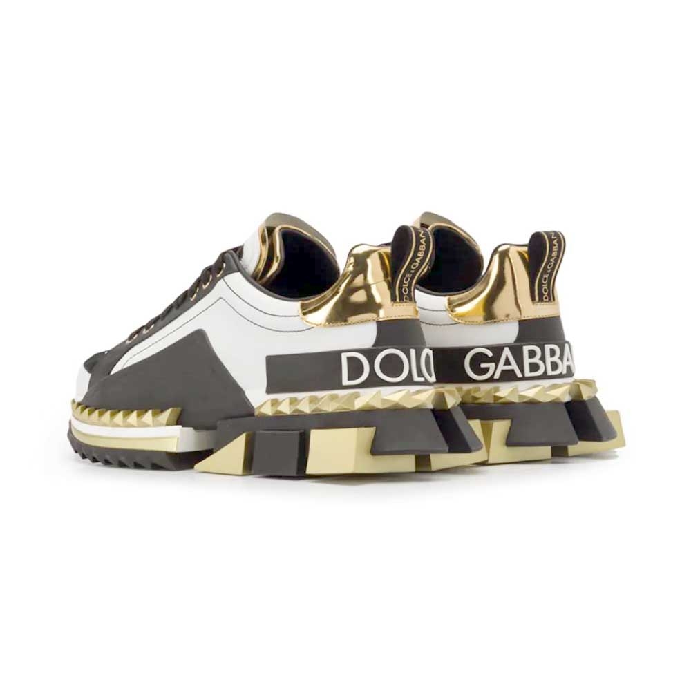 D&G Super King / Queen Sneaker 'Gold' | Duyet Fashion