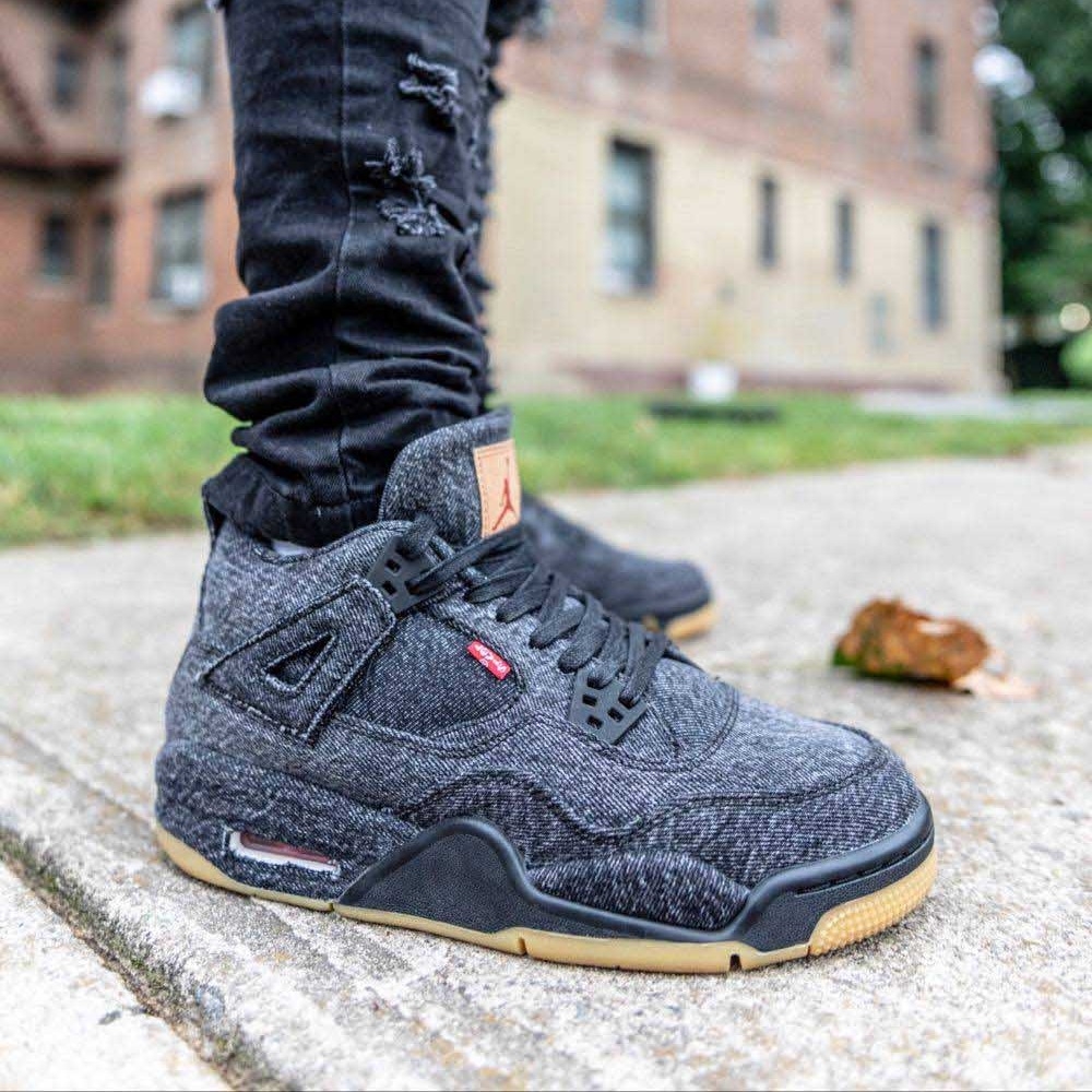 Levi's x Jordan 4 Retro 'Black Denim' | Duyet Fashion