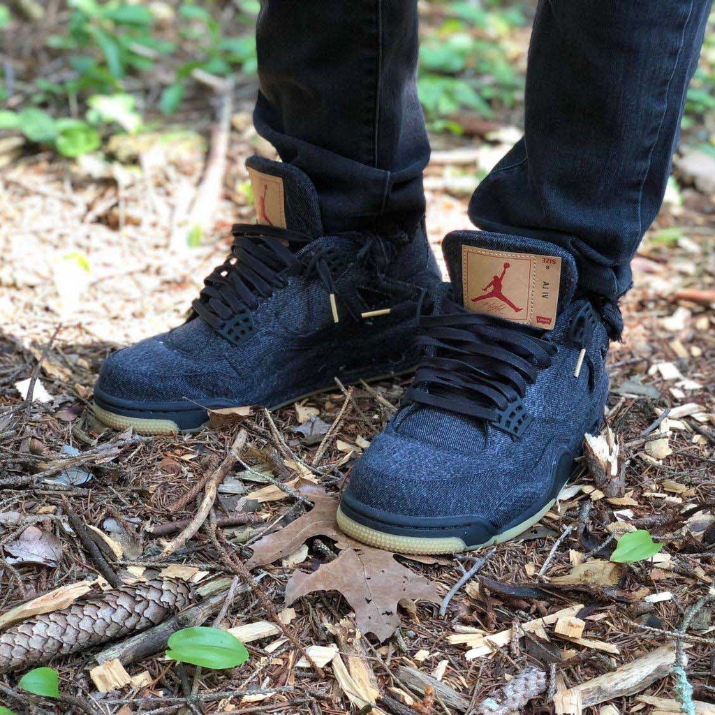 Levi's x Jordan 4 Retro 'Black Denim' | Duyet Fashion