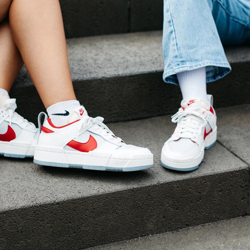 Nike Dunk Low Disrupt 'White Gym Red' | Duyet Fashion