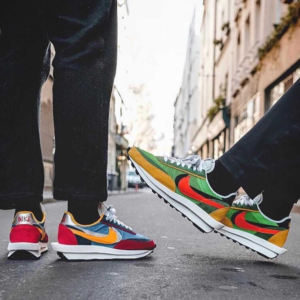 sacai x nike ldwaffle varsity blue