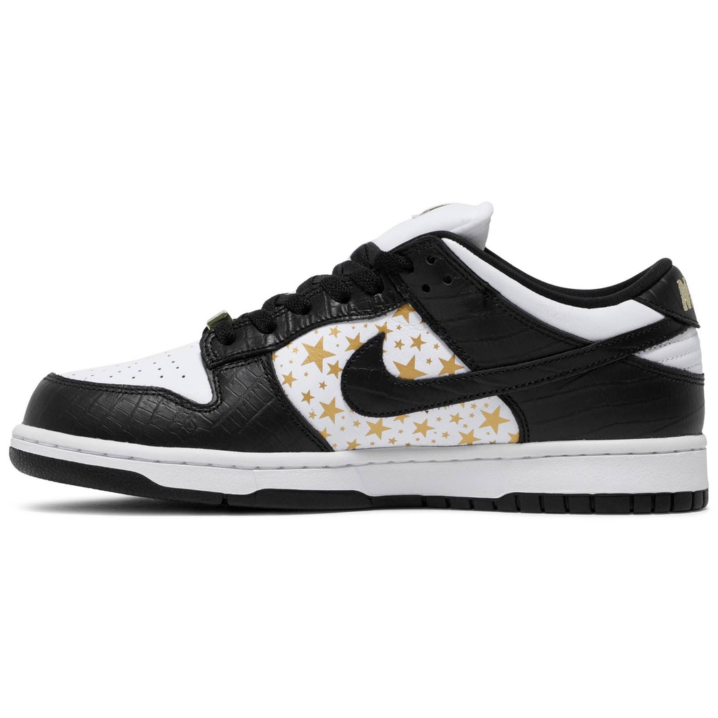 Supreme®/Nike® SB Dunk Low black Giày Thể Thao Supreme x Nike Dunk Low Metallic Silver/Black CK3480