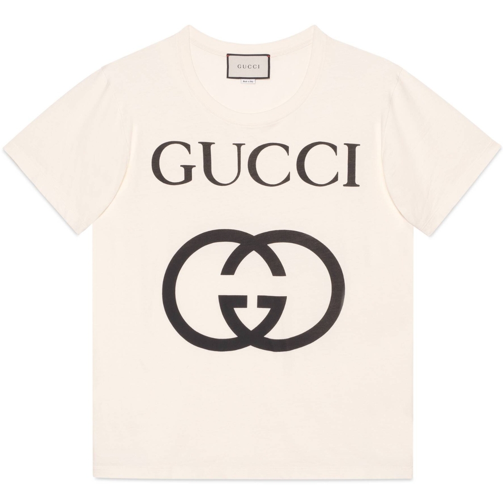 Gucci Oversize T-shirt Big Logo 'Off-White' | Duyet Fashion