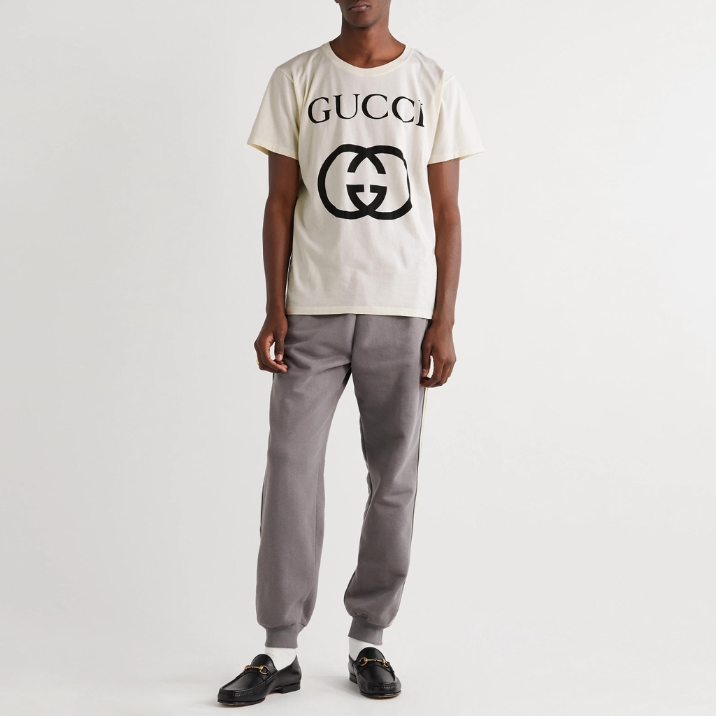 Gucci Oversize T-shirt Big Logo 'Off-White' | Duyet Fashion