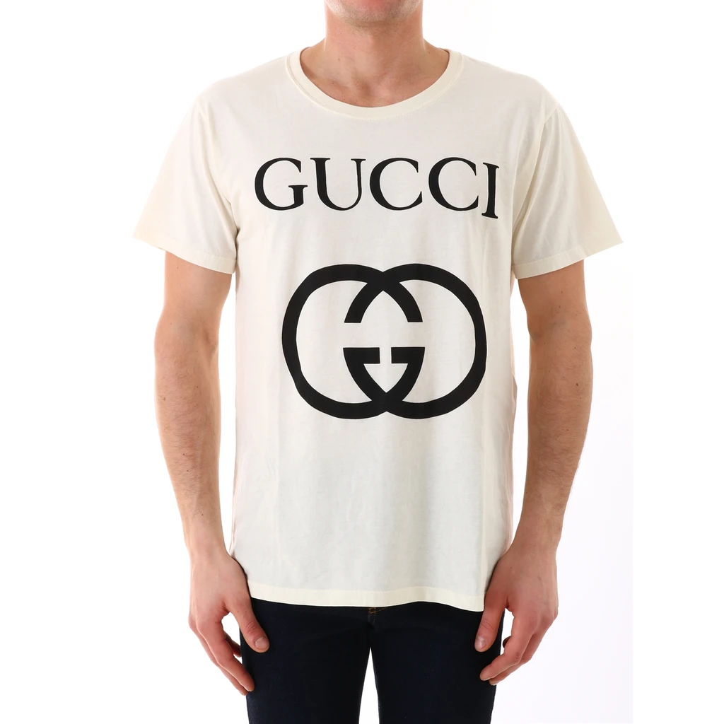 Gucci Oversize T-shirt Big Logo 'Off-White' | Duyet Fashion