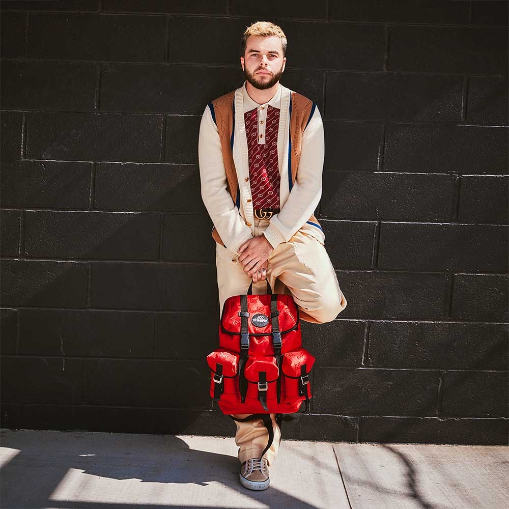 Gucci Off The Grid x 100 Thieves Backpack Red