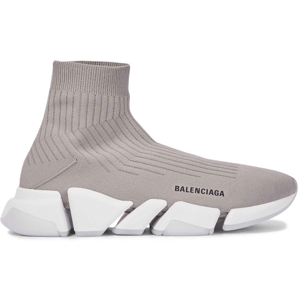 BALENCIAGA Speed 20 logoprint glittered stretchknit hightop sneakers   NETAPORTER