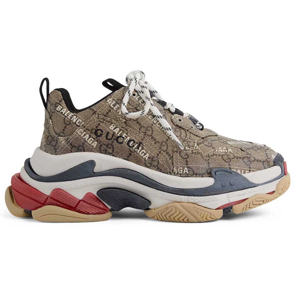 Gucci x Balenciaga The Hacker Project Triple S Beige Womens   677192ULZ10 9795  US