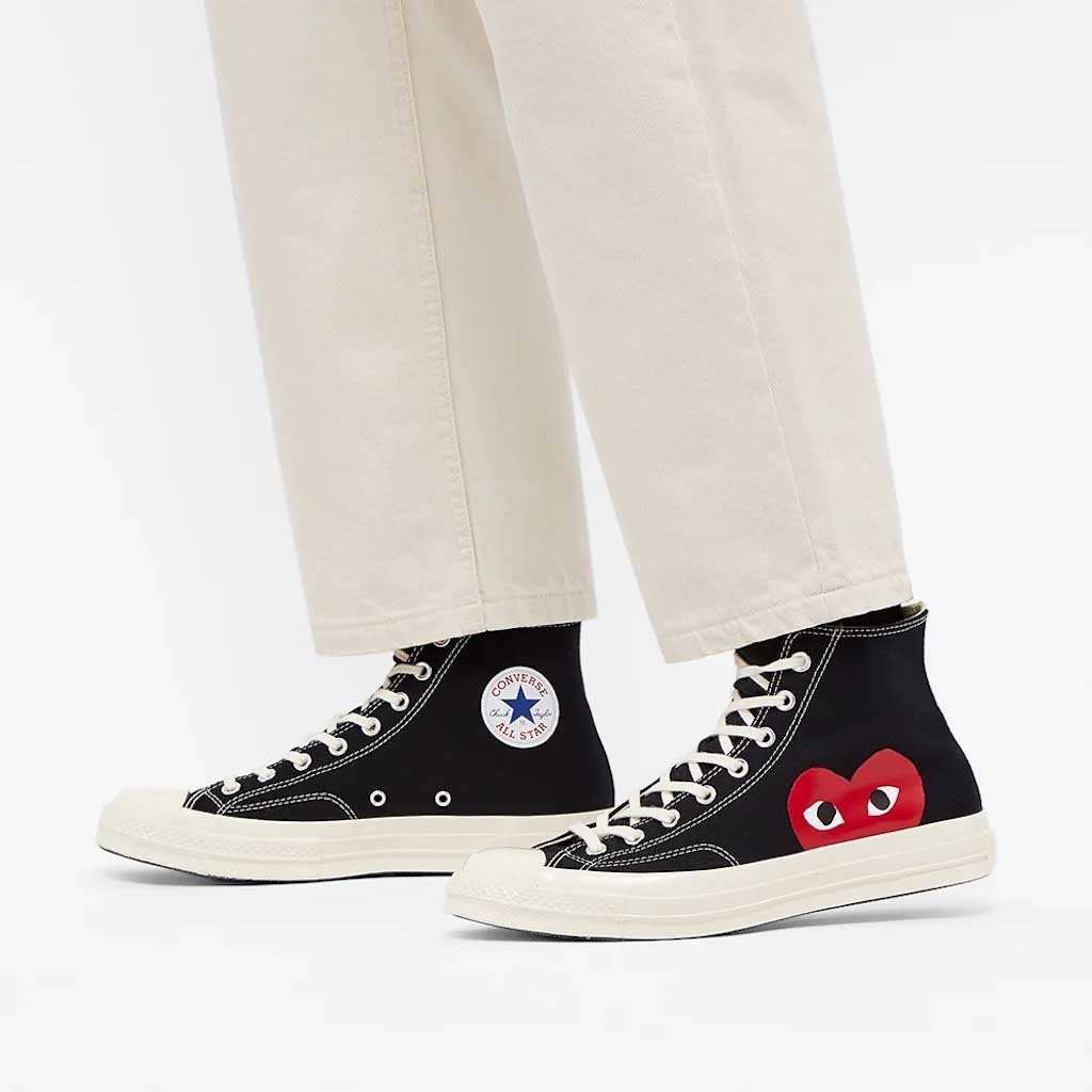 CDG x Converse Chuck 70 Hi 'Black' | Duyet Fashion CDG x Converse Chuck 70 Hi 'Black' | Duyet Fashion
