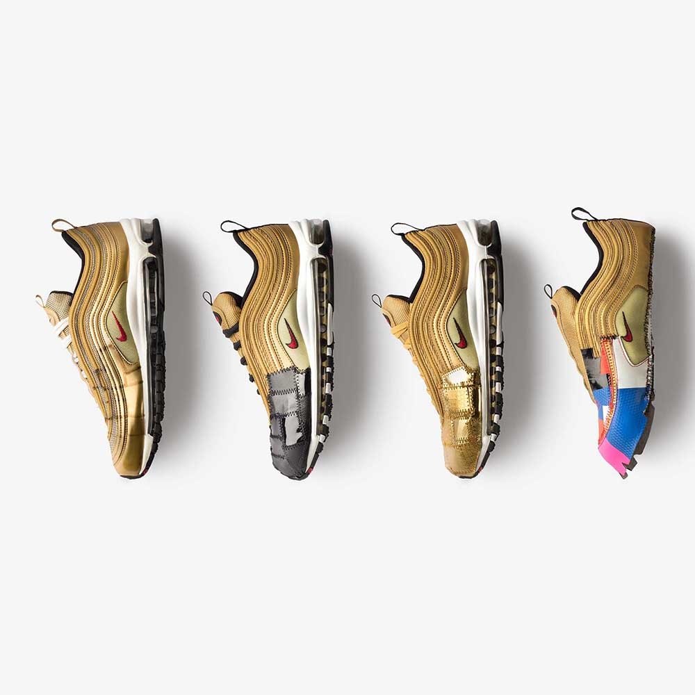 Cr7 X Nike Air Max 97 'Golden Patchwork' | Duyet Fashion