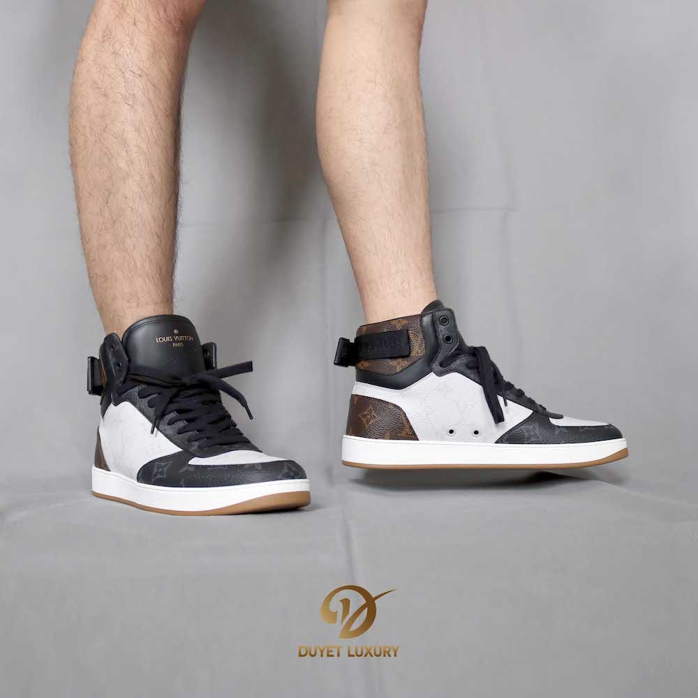 Louis Vuitton Rivoli Sneaker Boot On Feet 