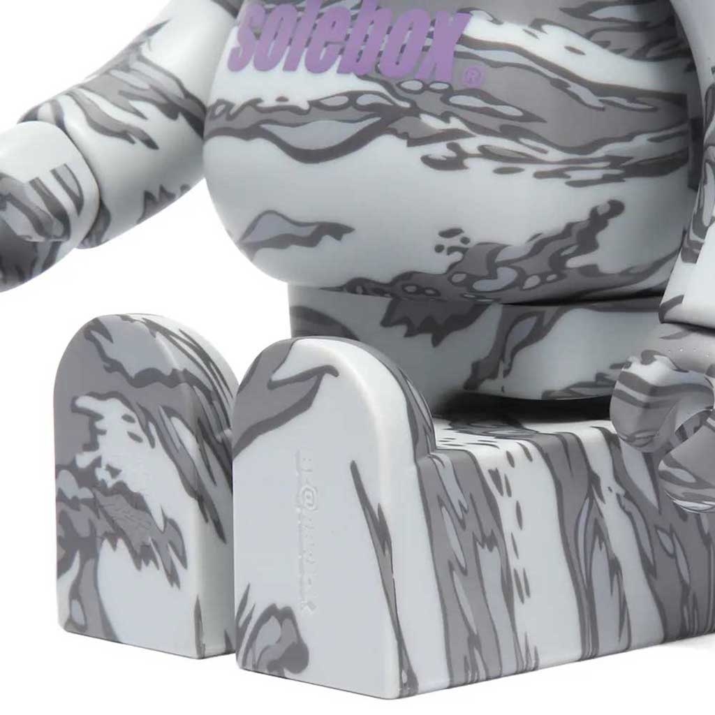 Bearbrick x Atmos x Solebox 400% 100%