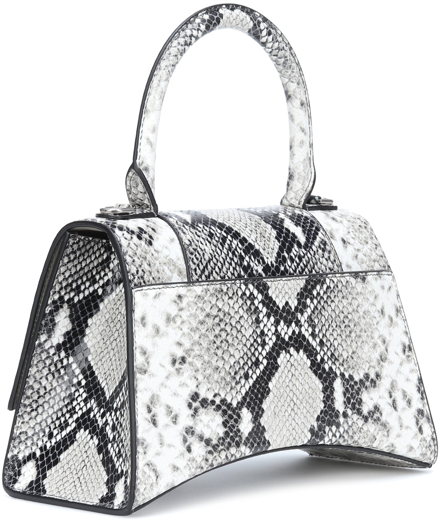 Buy Balenciaga Hourglass Small effect Leather Bag  Python At 20 Off   Editorialist