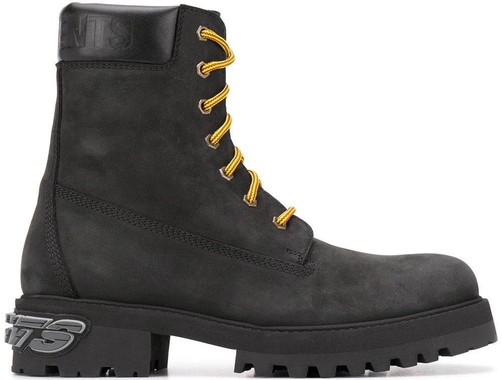 Vetements Trucker Boots 'Black' | Duyet Fashion
