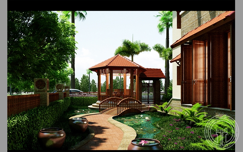 Biệt Thự mang phong cách Pháp Cổ 3 tầng với mặt tiền 17m