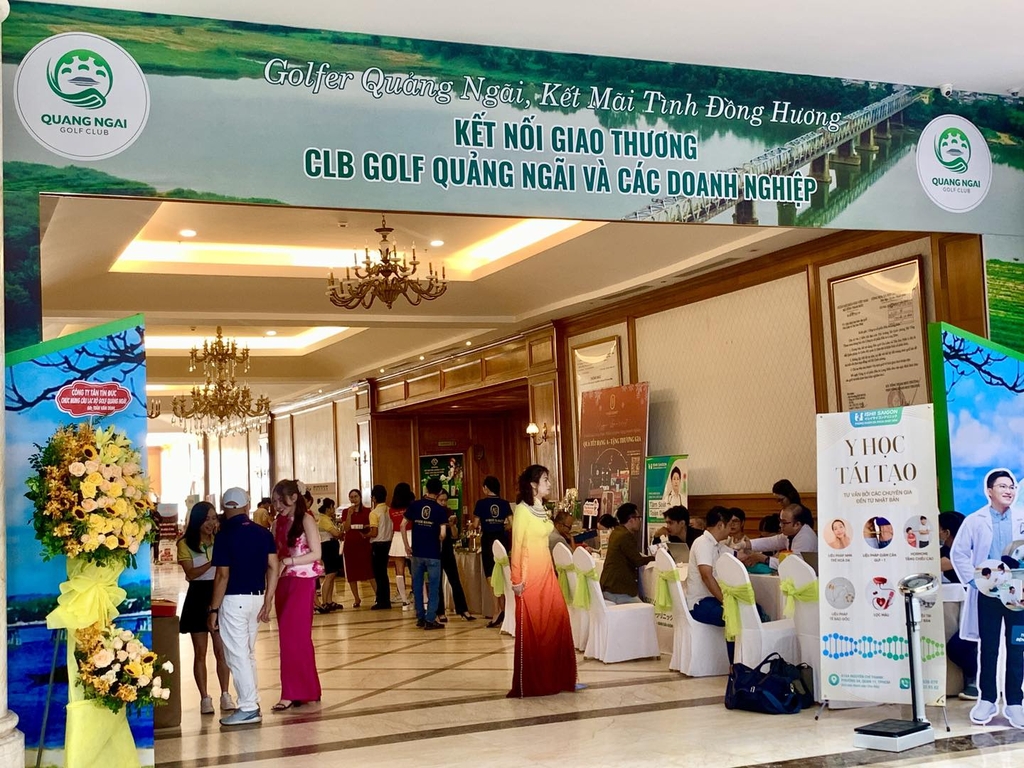 VIỆT NAM QUỐC YẾN - NHÀ TÀI TRỢ ĐỒNG HÀNH CÙNG GIẢI GOLF THƯỜNG NIÊN LẦN 5 CLB GOLF QUẢNG NGÃI