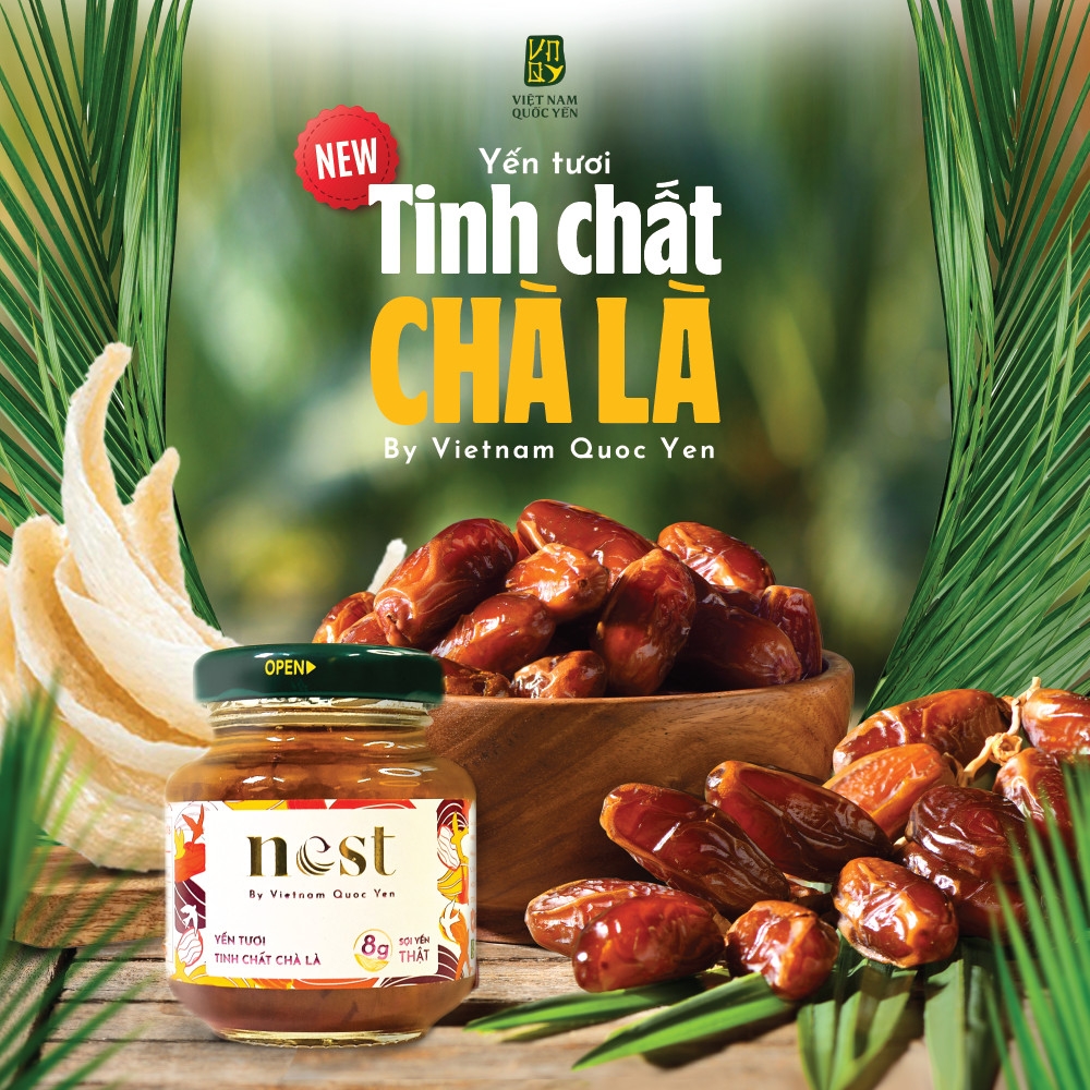 [NEW ARRIVAL] YẾN TƯƠI TINH CHẤT CHÀ LÀ - NEST BY VIETNAM QUOC YEN