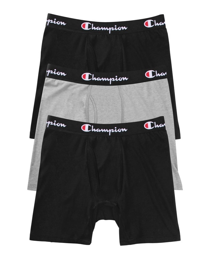Pack 3 Quần Boxer Champion Men's Comfort RN15763 Hàng Chính Hãng