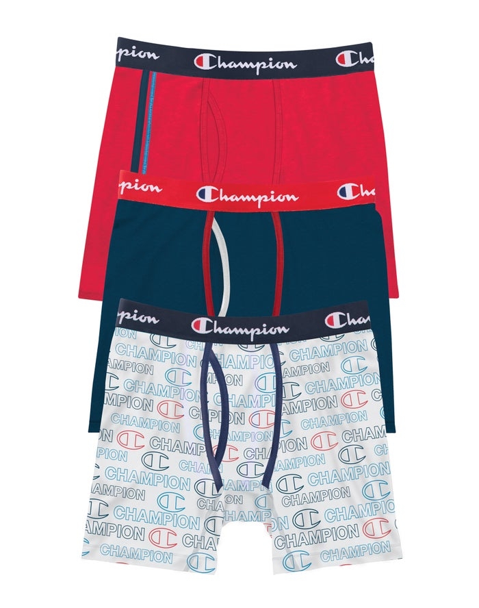 Pack 3 Quần Boxer Champion Men's Comfort RN15763 Hàng Chính Hãng