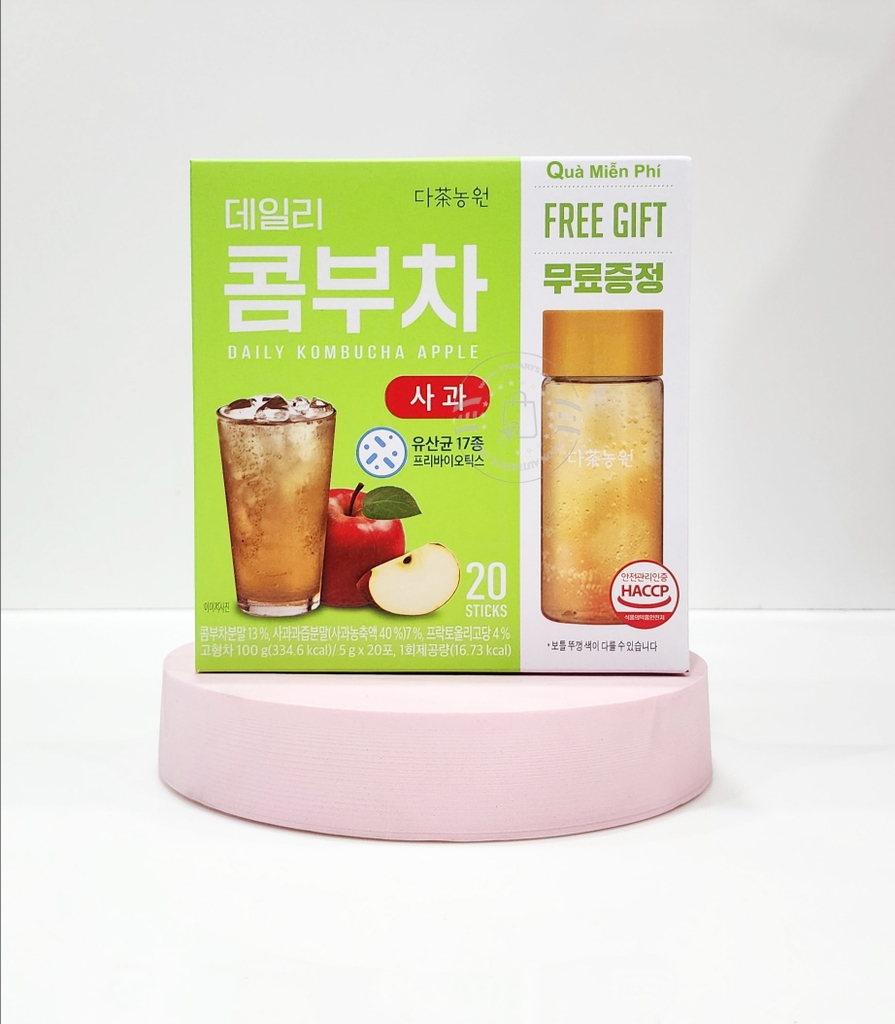 KOMBUCHA - DAILY KOMBUCHA APPLE (TRÀ TÁO HÀN QUỐC 100G)