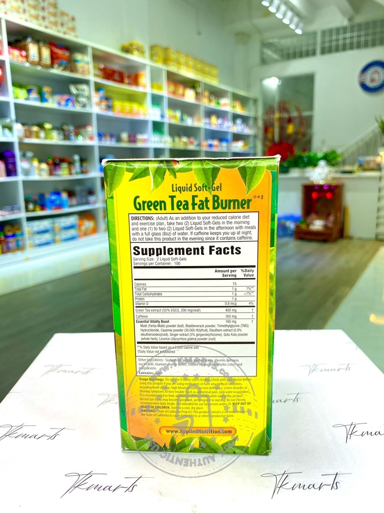 GREEN TEA - FAT BURNER (HỖ TRỢ GIẢM CÂN TRÀ XANH 200 VIÊN)