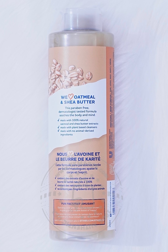 ST IVES - Soothing Body Wash (Yến Mạch, Bơ Biển 650ml)