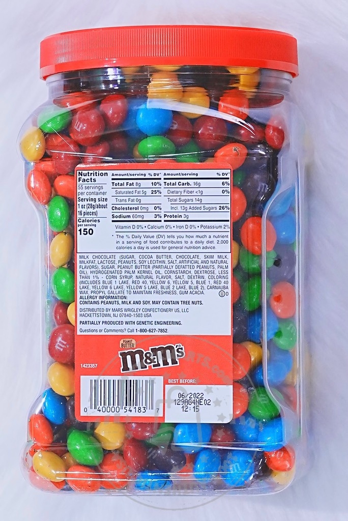 M&M’s - Chocolate Peanut Butter (Chocolate Bơ Đậu Phộng 1.559g)