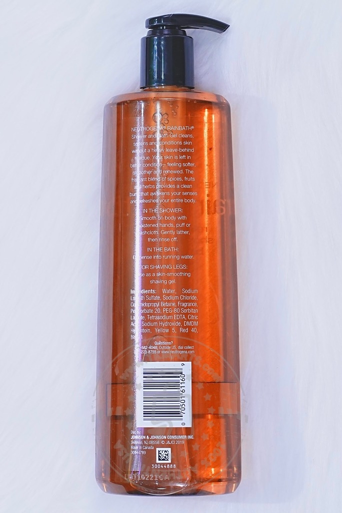 Neutrogena - Rain Bath (Sữa Tắm Trị Mụn Lưng 473ml)